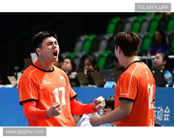 全运会男子手球赛场天津队顽强拼搏力克澳门勇夺第九名